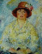 Pierre Auguste Renoir Portrait of Madame Renoir France oil painting artist